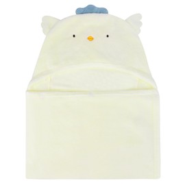 Bebamour Baby Hooded Towels Wearable Hooded Towel for Boys Girls Absorbent Hooded Towel for Toddlers, 25"x 25", 0-6 Years, White Chicken