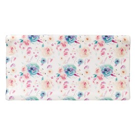 SH-RuiDu Changing Pad Cover, Super Soft Breathable Floral Changing Table Sheet Infant Changing mat Cover for Baby Boys Girls (Watercolour Flower)
