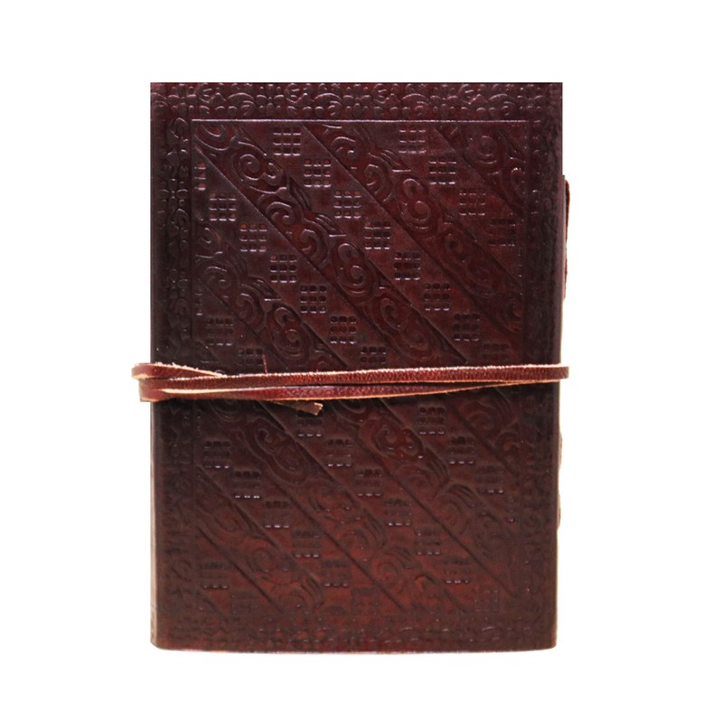 18 cm New Age Celtic Knot Leather Blank Book grimoire