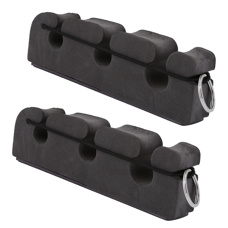 2Pcs Portable Magnetic Density Foam Fly Fishing Rod Holder Car