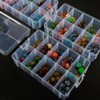 PUGED DND Dice Storage Box with Removable Dividers Polyhedral Dice