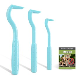 Nepfaivy Tick Remover Tool for Dogs - 3 Pcs Painlessly Tick Remover for Humans and Cats Pets