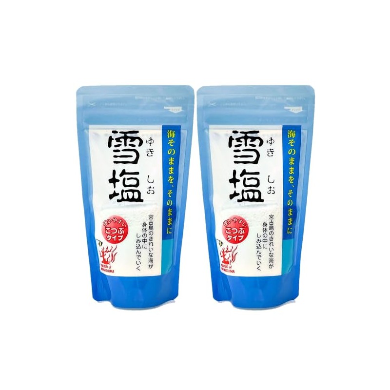 Miyakojima Snow Salt Granule Crush Type Table Salt 4.9 oz