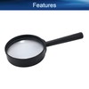 Bettomshin Magnifier, 2X Handheld Magnifying Glass, 2 Inch/50mm Round Glass