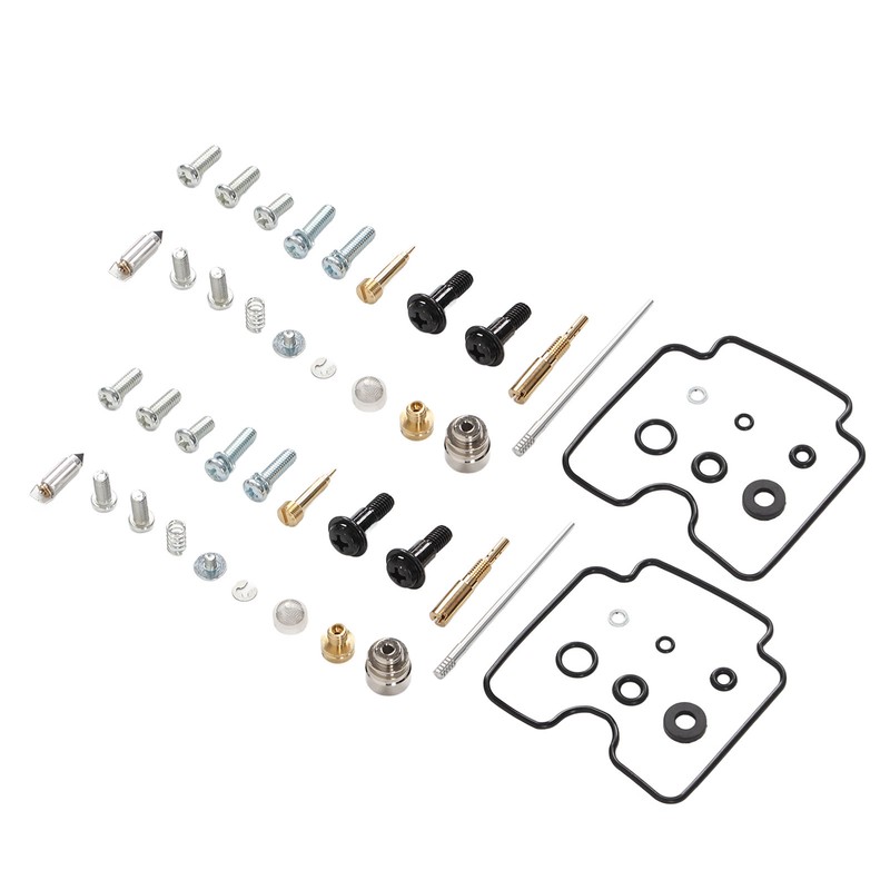 Motorcycle Carburetor Rebuild Kit with Gasket Spring Replacement for V