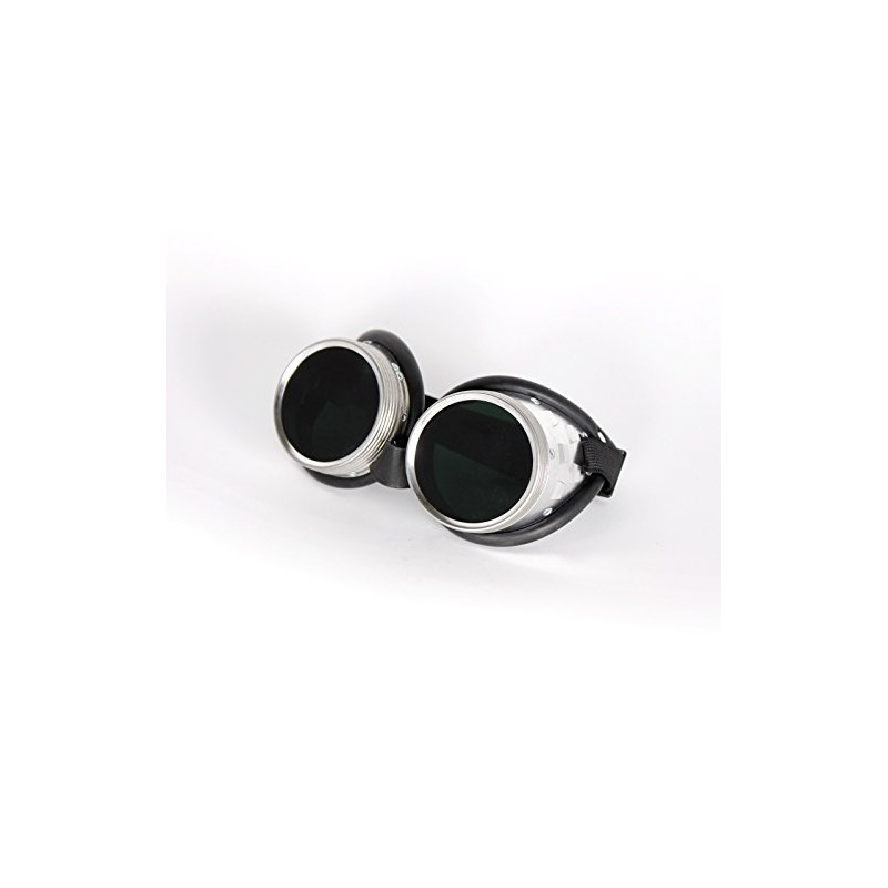 GSF Welding Goggles Screw Ring with Leather Beads, DIN Filter
