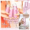 Reallnaive 2 Pcs Cute Pink Bow Glass Cups 8oz Coquette