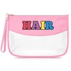 Sfodiary Hairdresser Hair Stylist Gifts Clear Makeup Bag for Women