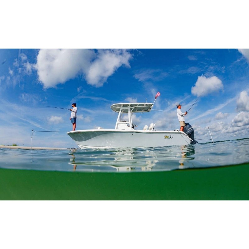 Stick It Anchor Pins 7' System - White Shallow Water