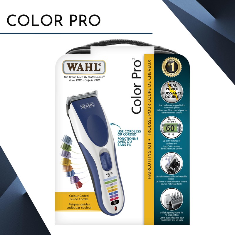 Wahl Canada Colour Pro, Haircutting Kit with Colour Coded Guide
