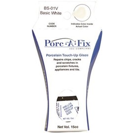Porc-A-Fix Brush Basic White Bottle, Tub 15 Cc