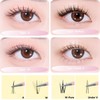 CCAM BBAK I-dol A/W/Under Type Eyelash 9-11mm Set, Type:W Type