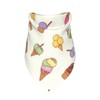 vercosee Ice Cream Summary Dog Bandanas,Adorable Pet Triangle Bib Scarf
