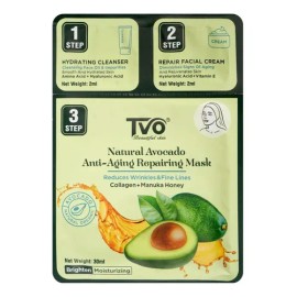 Mascarilla Reparadora Antiedad De Aguacate Natural Tvo 10pcs