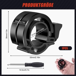 Fahrradklingel, Klingel für Fahrräder, Fahrradglocke Mountainbike, Acid Klinge, 100dB laut & klar, Aluminiumlegierung, robuste Fahrradhupe