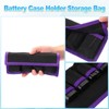 PATIKIL Camera Battery Pouch Cases, 4 Pocket Nylon DSLR Battery