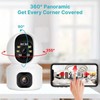 Home Security Camera Dual 2MP Lens Two Way Intercom WiFi