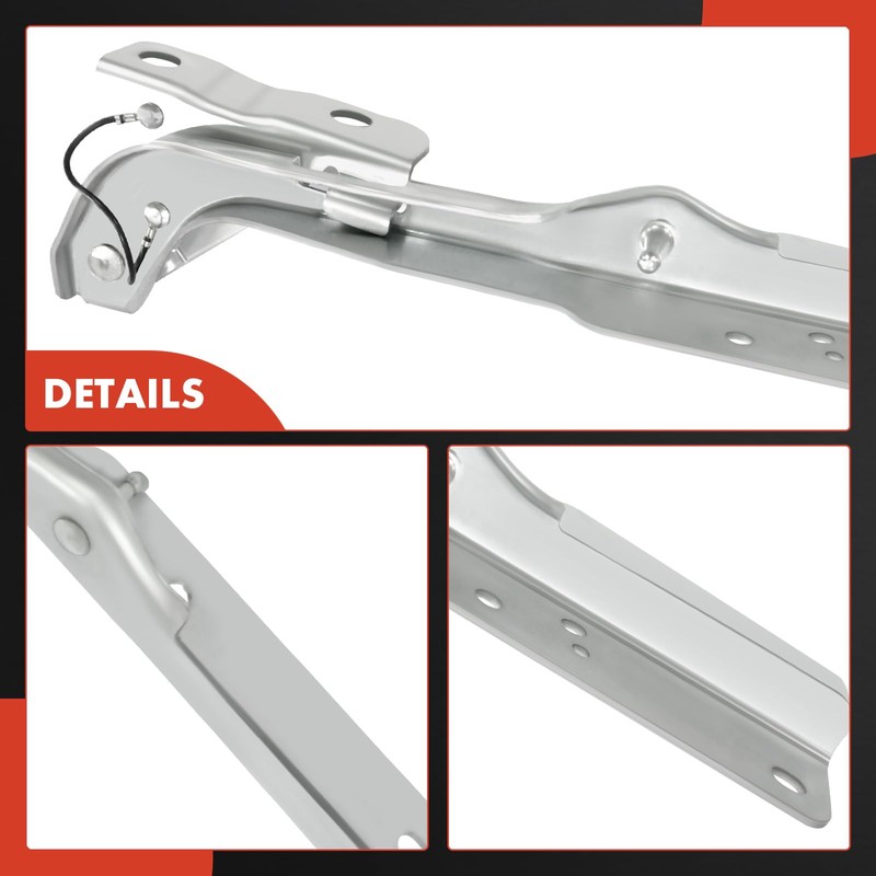 A-Premium Front Driver and Passenger Hood Hinges Compatible with Ford