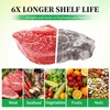 50 Pack Reusable Vacuum Sealer Bags for Food, 5 Assorted