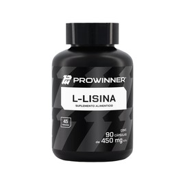 PROWINNER | L-Lisina, Suplemento Alimenticio, L-Lisina 100% Pura, 90 Cápsulas de 450mg