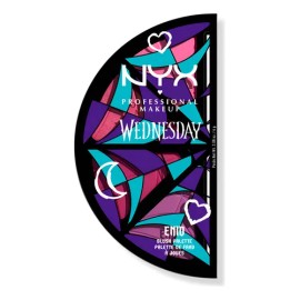 Nyx Professional Makeup Wednesday Paleta De Sombras Rubor 4 Tonos