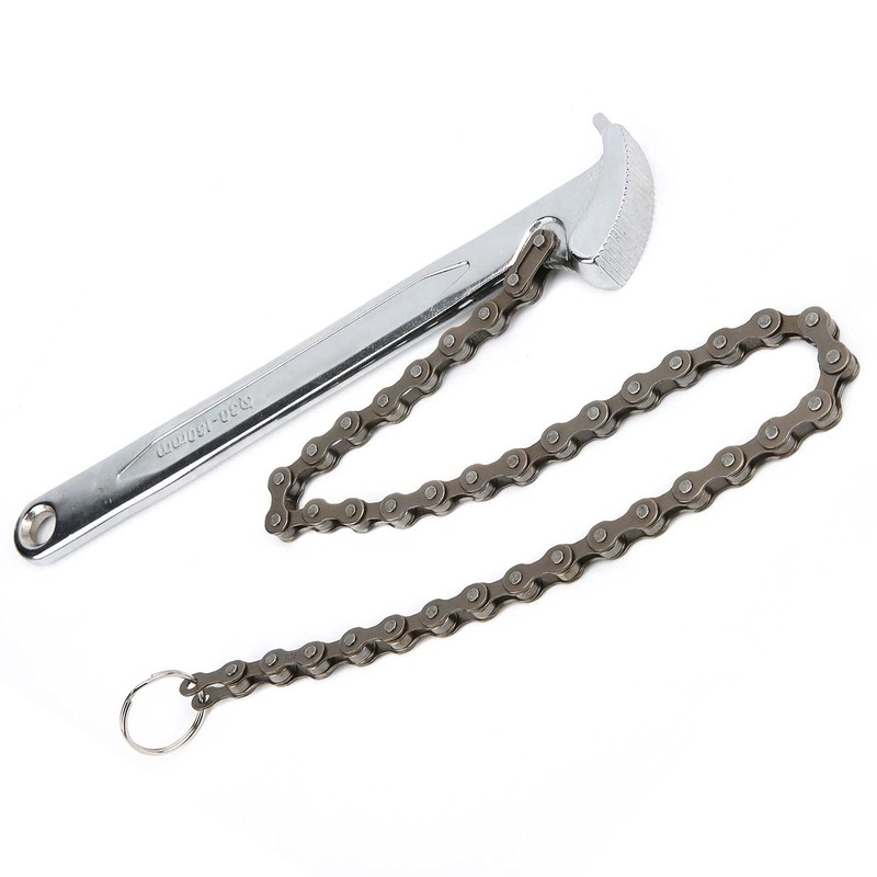 Chain Pipe Pliers, Durable HRC60 Chain Wrench with High Hardness