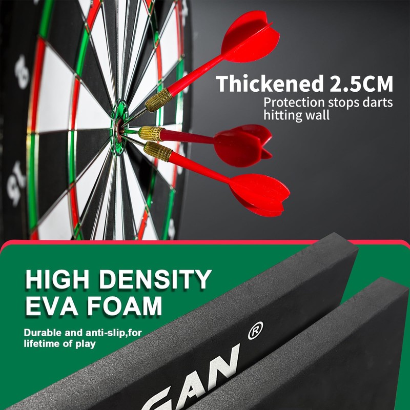KEAGAN Eva Dartboard Wall Protector, Dartboard Protective Ring, Wall Protector