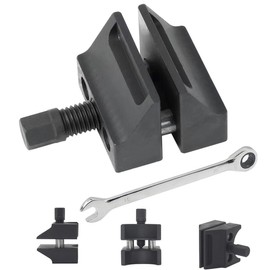 Nscdiew Universal Suspension Strut Split Hub Steering Knuckle Spreader Tool,Car Suspension Split Hub Steering Knuckle Spreader,with Wrench,Strut Spreader Tool,Suitable for Most Cars (A + Wrench)