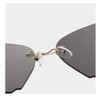 Butterfly Sunglasses for Women/Men Oversized Rimless Eyewear Luxury Trending Cat