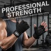 Weight Lifting Gloves with Wrist Support Full Palm Grip Black