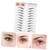 FOMIYES Eyebrow Transfer Stickers for Lazy Days 2pcs Imitation Eyebrows