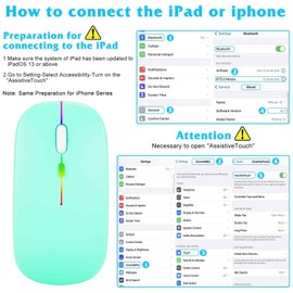 UrbanX Wireless Mouse 2 Pack for Infinix Smart 7/Zero 5G 2023/Hot 20 Play/Hot 20S/Hot 20 – Bluetooth 5.2 & 2.4GHz Rechargeable Laptop Mouse with USB Wireless Adapter, Ergonomic Computer Mouse.