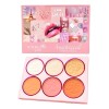 Paleta 6 Tonos Rubor Iluminador Sunkissed Simply Bella Orig Sunkissed