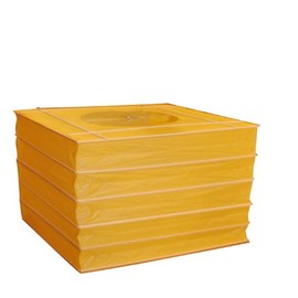 Japanese Style Rectangle Paper Lantern - YELLOW