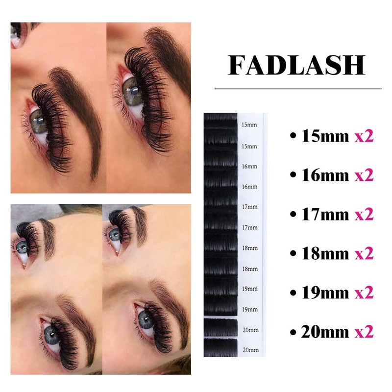 Easy Fan Lashes, Self-Fanning Eyelashes, Volume Eyelashes for Volume Technique,