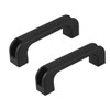 Sourcingmap 2 Pcs Cabinet Drawer D Shape Plastic Pull Handle
