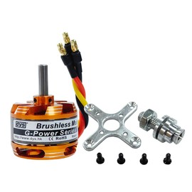 DYS D3530 1700KV 1400KV 1100KV 5.0mm Brushless Outrunner Motor 2-4S for Multicopter RC Aircraft Fixed-Wing UAV (D3530 1400KV)