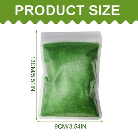 Tomedeks Moosimitation Grass Plants, Scattered Grass Meadow Static Grass Powder Model Railway Layout Grass 30 g per Bag, Model Making Grass (Emerald Green