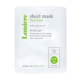 Ready Ready Lumiere Sheet Mask Pack (10 Sheets) Tea Tree Skin Soothing, Skin Protection, Sebum Control / 레디 레디 루미에르 시트 마스크팩 10매 티트리 피부 진정 피부 보호 피지 관리