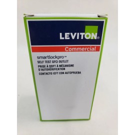 Leviton NEW IN BOX LEVITON GFWT1-W WHITE DECORA GFCI DUPLEX OUTLET 15A RECEPTACLE SMART