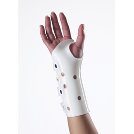 Corflex Poly Cast Wrist/Hand Orthosis (white) X- Large Left 9-10"