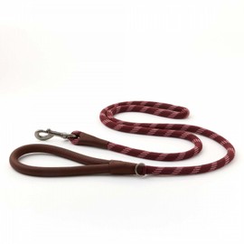 Reddy Burgundy Rope Dog Leash, 6 ft. Original, Burgundy