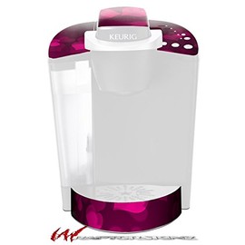 WraptorSkinz Decal Style Vinyl Skin compatible with Keurig K40 Elite Coffee Makers Bokeh Hearts Hot Pink (COFFEE MAKER NOT INCLUDED)