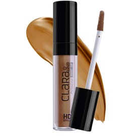 Claraline HD Liquid High Coverage Concealer, Ultra Long Lasting, Vegan & Cruelty Free, Lightweight, Oil & Paraben Free, Crease Proof, Porcelain, 0.14 Fl Oz, 1 Count (Pack of 1), 184