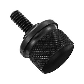 PBYMT Black Rear Fender Seat Bolt Tab Screw Compatible for Harley Davidson Softail Dyna Sportster Touring Street Glide Electra Road King 1997-2022