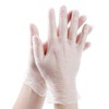 200 Disposable Vinyl Gloves, Non-Sterile, Powder-Free, Smooth Touch, Food Service