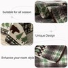 MINCHI Cabin Bear Quilts King Size Lightweight Rustic Bedding Brown