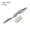 sourcing map RC Propellers CW 8x6 Inch 2-Vane for Airplane