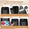 Lylxienty Key Safe Wall Mounted Outside, Key Safe Box Outdoor