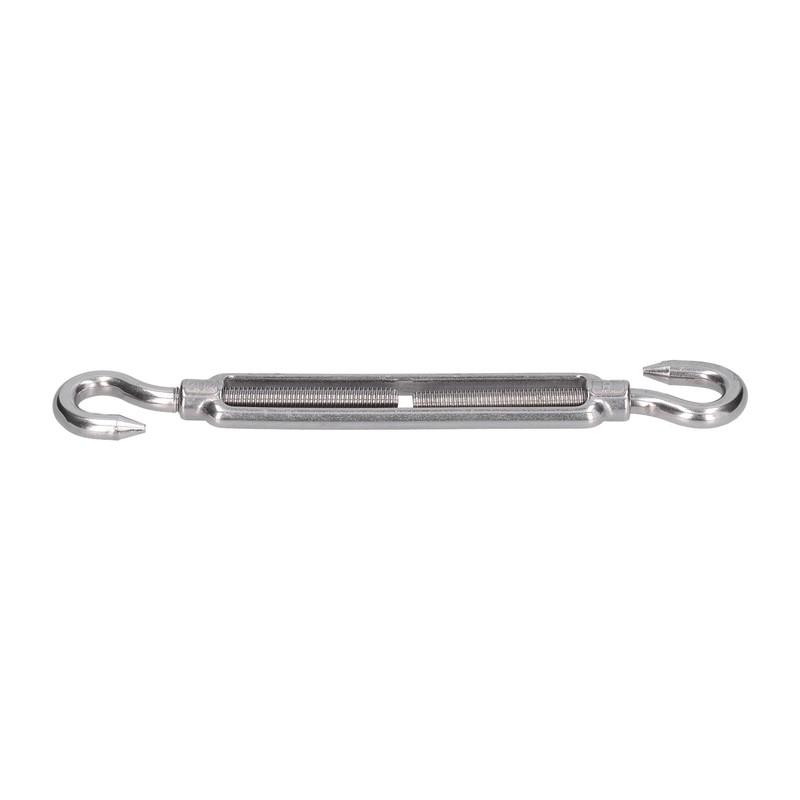 5Pcs Turnbuckle Hook and Hook Wire Rope Tension 304 Stainless